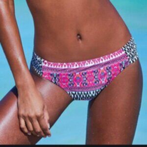 NWT Riviera Stripe Tab Side Hipster swim Bottom